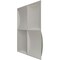 Ekena Millwork 19 5/8in. W x 19 5/8in. H Smith EnduraWall Decorative 3D Wall Panel Covers 2.67 Sq. Ft. WP20X20SMFSM - alternate 2